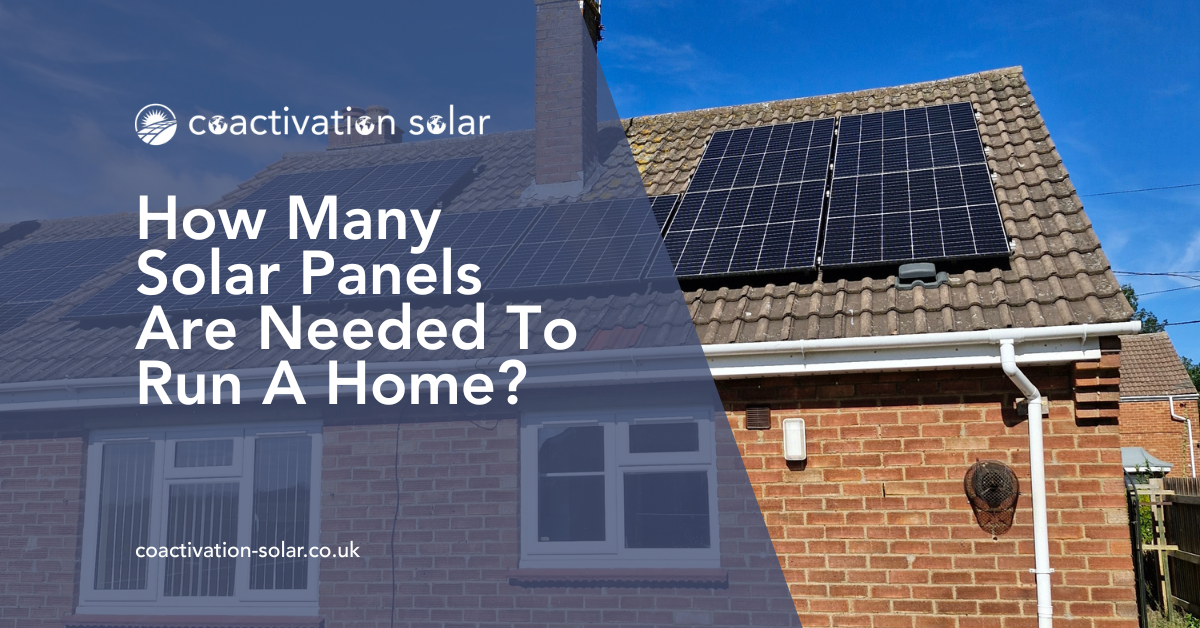 How Many Solar Panels Are Needed To Run A Home