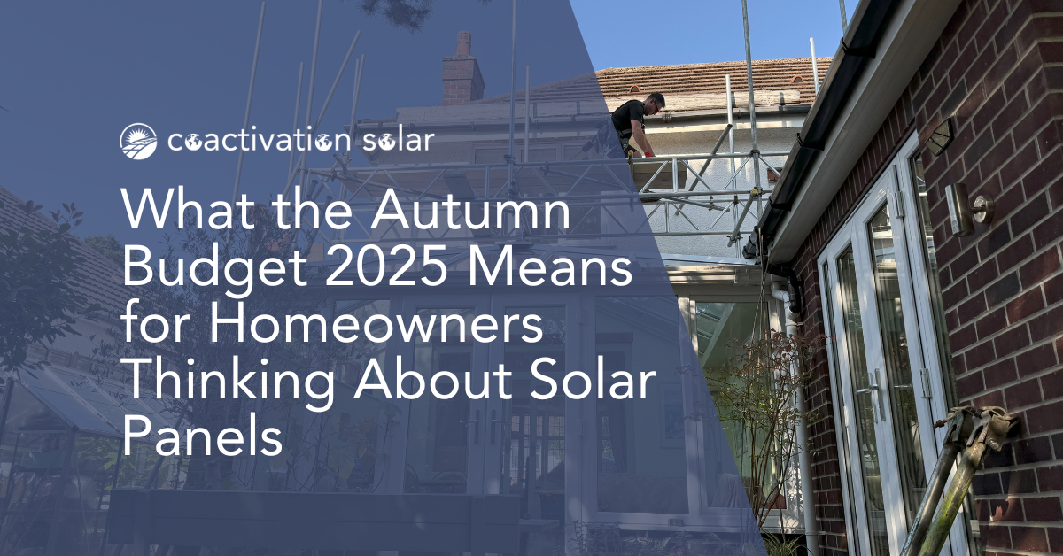 Autumn Budget Solar Panels 2025